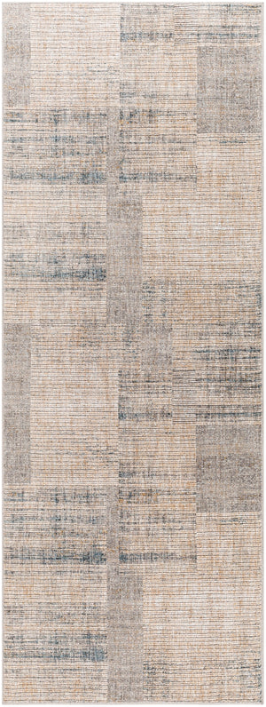 Cardiff CDF-2311 Modern Polyester Rug CDF2311-2773 Beige, Cream, Denim, Taupe, Light Gray 100% Polyester 2'7" x 7'3"