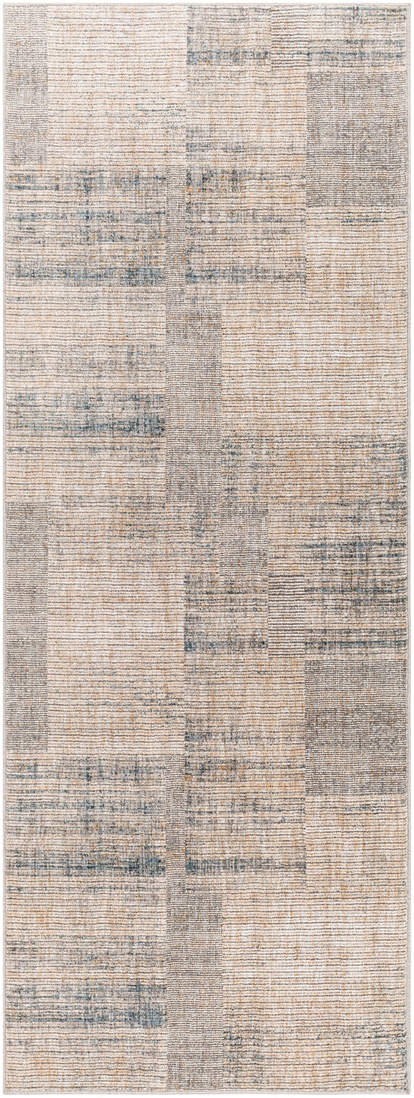 Cardiff CDF-2311 Modern Polyester Rug CDF2311-2773 Beige, Cream, Denim, Taupe, Light Gray 100% Polyester 2'7" x 7'3"