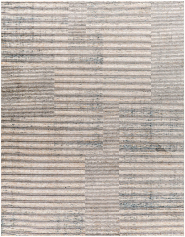 Cardiff CDF-2311 Modern Polyester Rug CDF2311-710103 Beige, Cream, Denim, Taupe, Light Gray 100% Polyester 7'10" x 10'3"