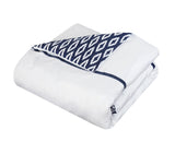 Trace Navy Queen 9pc Comforter set