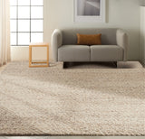 Nourison Calvin Klein Riverstone CK940 Contemporary Handmade Woven Indoor Area Rug Mocha 10' x 14' 99446755650