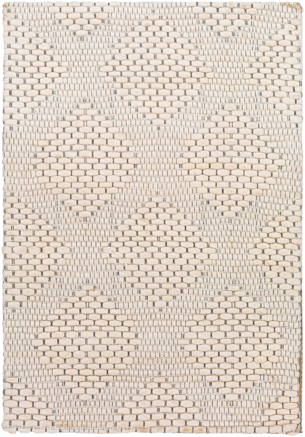 Colarado CDO-2300 Modern Wool Rug CDO2300-81012 Cream, Black, Charcoal, Ivory 100% Wool 8'10" x 12'