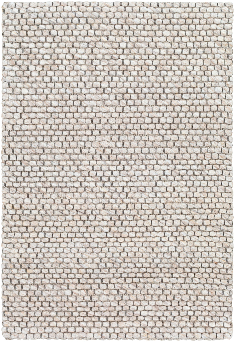 Colarado CDO-2304 Modern Wool Rug CDO2304-81012 Ivory, Charcoal, Black, Taupe 100% Wool 8'10" x 12'
