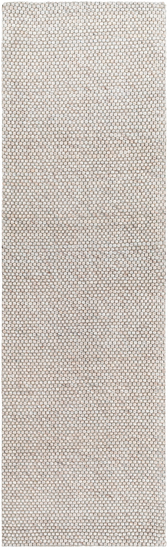 Colarado CDO-2304 Modern Wool Rug CDO2304-268 Ivory, Charcoal, Black, Taupe 100% Wool 2'6" x 8'