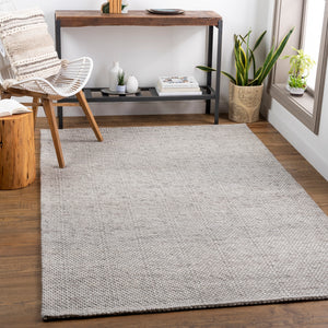 Colarado CDO-2304 Modern Wool Rug CDO2304-81012 Ivory, Charcoal, Black, Taupe 100% Wool 8'10" x 12'