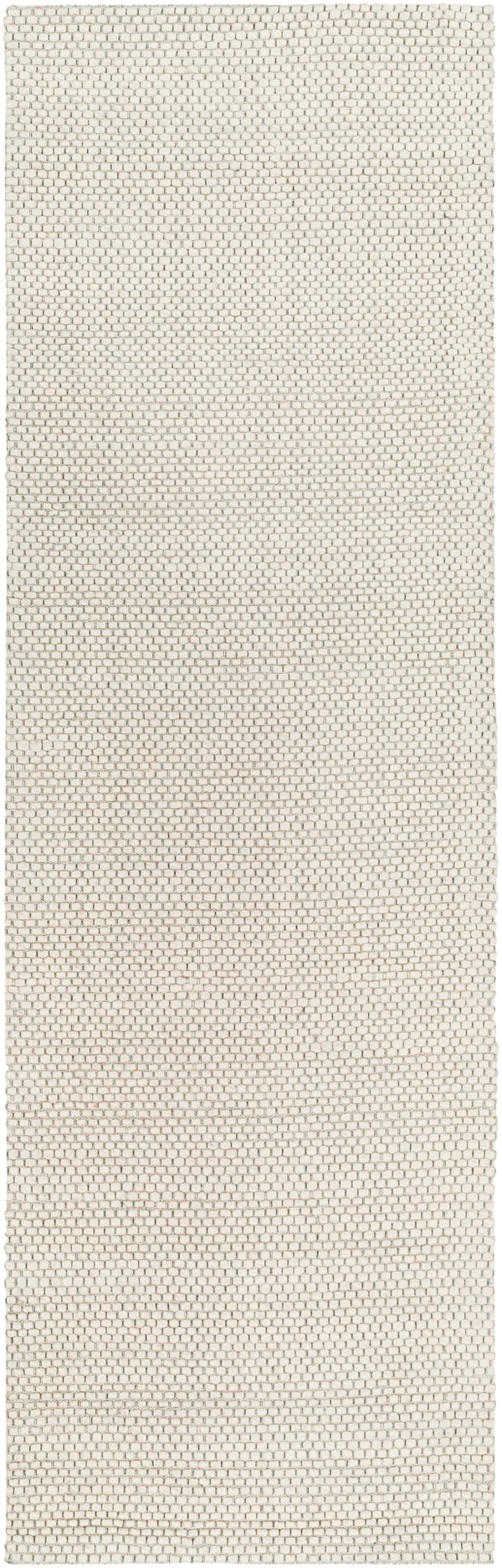 Colarado CDO-2305 Modern Wool Rug CDO2305-268 Cream 100% Wool 2'6" x 8'