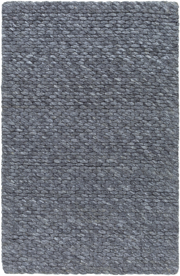 Colarado CDO-2306 Modern Wool Rug CDO2306-81012 Medium Gray, Charcoal 100% Wool 8'10" x 12'