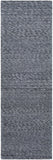 Colarado CDO-2306 Modern Wool Rug CDO2306-268 Medium Gray, Charcoal 100% Wool 2'6" x 8'