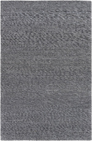 Colarado CDO-2306 Modern Wool Rug CDO2306-576 Medium Gray, Charcoal 100% Wool 5' x 7'6"
