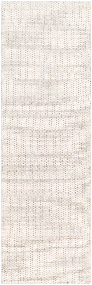 Colarado CDO-2307 Modern Wool Rug CDO2307-268 Cream, Ivory, Black 100% Wool 2'6" x 8'