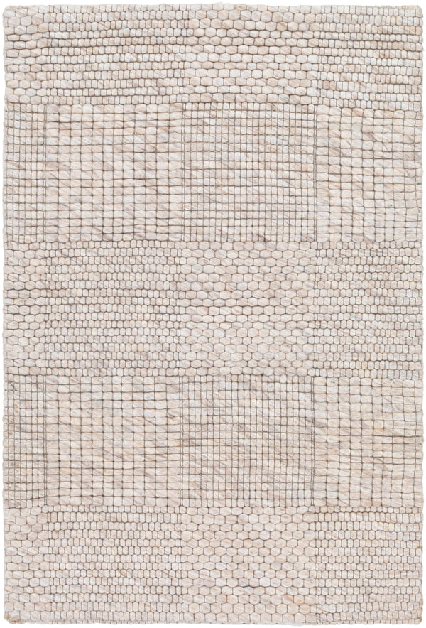 Colarado CDO-2308 Modern Wool Rug CDO2308-81012 Ivory, Taupe, Cream, Black 100% Wool 8'10" x 12'