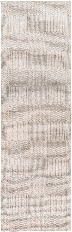 Colarado CDO-2308 Modern Wool Rug CDO2308-268 Ivory, Taupe, Cream, Black 100% Wool 2'6" x 8'