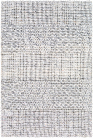 Colarado CDO-2309 Modern Wool Rug CDO2309-81012 Ivory, Black, Charcoal 100% Wool 8'10" x 12'