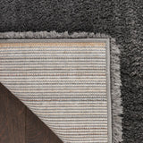 Nourison Luxurious Shag LXR05 Modern & Contemporary Machine Made Power-loomed Indoor only Area Rug Grey 7'10" x 9'10" 99446004314