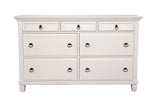 Winchester 7 Drawer Dresser, White