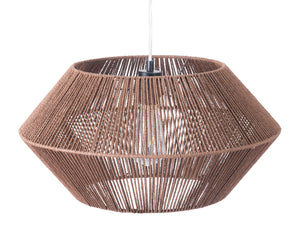 Zuo Modern Kendrick Steel, Paper Transitional Commercial Grade Ceiling Lamp Brown Steel, Paper