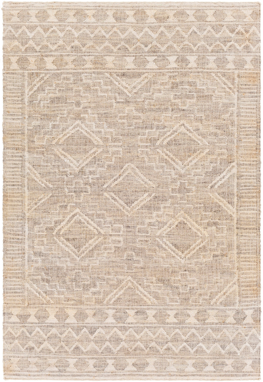 Cadence CEC-2301 Global Jute Rug CEC2301-81012 Camel, Cream, Khaki, Ivory, Taupe 100% Jute 8'10" x 12'