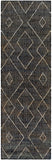 Cadence CEC-2306 Global Jute Rug CEC2306-268 Black, Charcoal, Beige 100% Jute 2'6" x 8'