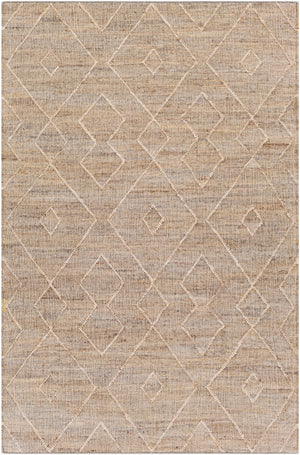 Cadence CEC-2307 Global Jute Rug CEC2307-81012 Camel, Cream, Khaki, Ivory, Taupe 100% Jute 8'10" x 12'