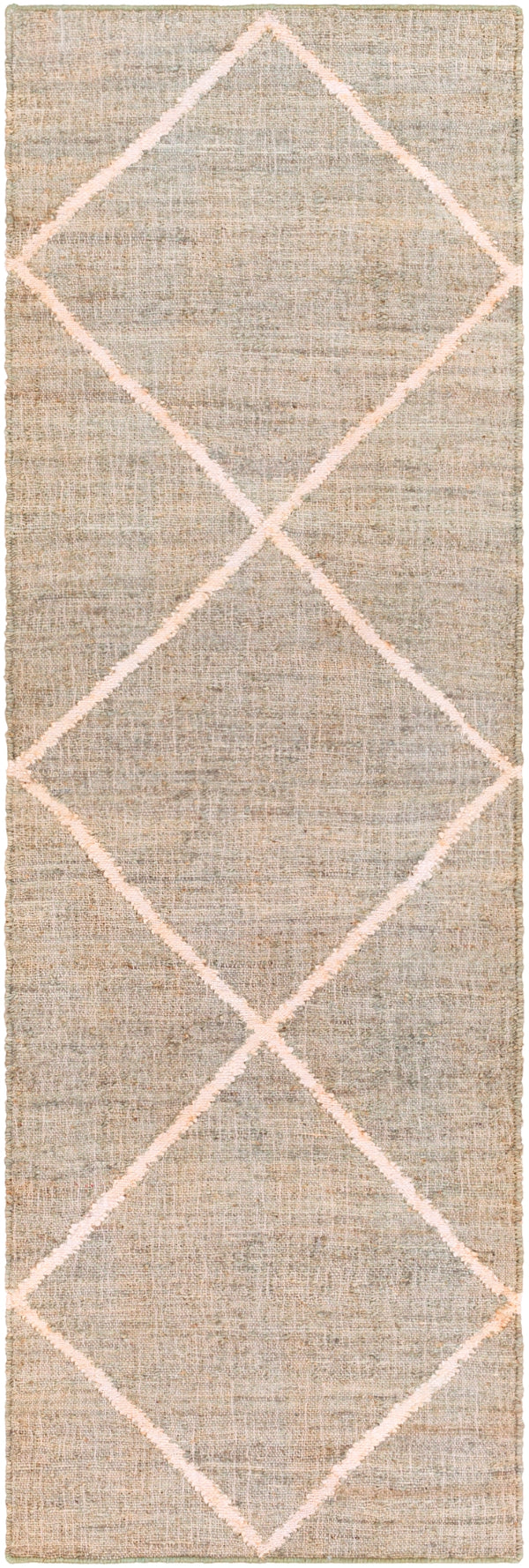 Cadence CEC-2310 Global Jute Rug CEC2310-268 Camel, Cream, Khaki, Ivory, Taupe 100% Jute 2'6" x 8'