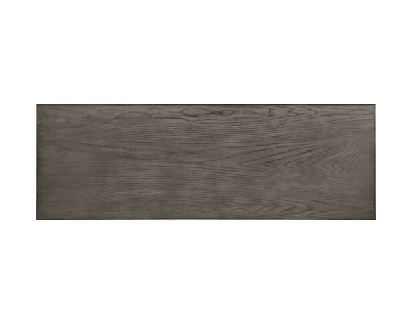 Newport 54" Stone Finish TV Console – Handcrafted with Wire Management & Soundbar Shelf, Fully Assembled