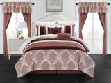 Vivaldi Brick Queen 20pc Comforter Set