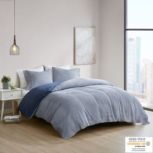 Clean Spaces Mara Casual 50% Cotton 50% Rayon from Bamboo Duvet Set CSP12-1475