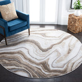 Craft 819 Contemporary Power Loomed 85% Polypropylene, 15% Polyester Rug Gold / Grey