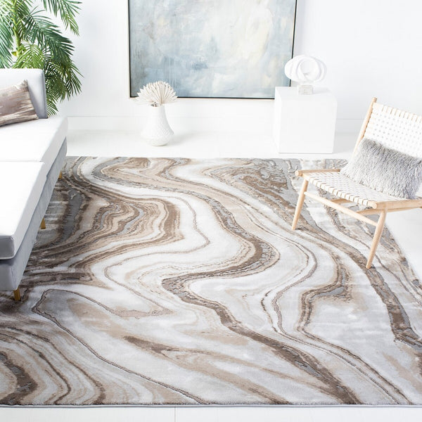 Safavieh Craft 819 Power Loomed 85% Polypropylene/15% Polyester Contemporary Rug CFT819D-9SQ