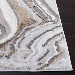 Craft 843 Contemporary Power Loomed 75% Polypropylene, 25% Polyester Rug Gold / Grey