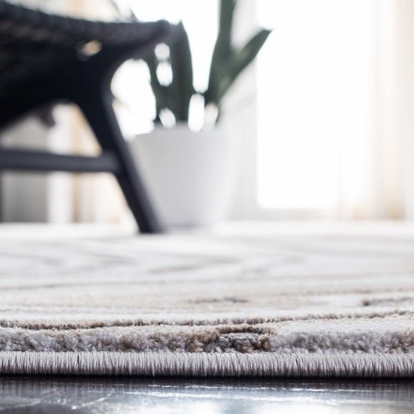 Craft 843 Contemporary Power Loomed 75% Polypropylene, 25% Polyester Rug Gold / Grey