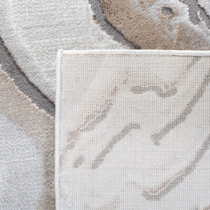 Craft 843 Contemporary Power Loomed 75% Polypropylene, 25% Polyester Rug Gold / Grey