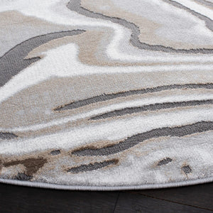 Craft 843 Contemporary Power Loomed 75% Polypropylene, 25% Polyester Rug Gold / Grey