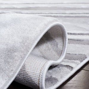 Craft 843 Contemporary Power Loomed 75% Polypropylene, 25% Polyester Rug Light Grey / Grey