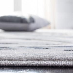 Craft 843 Contemporary Power Loomed 75% Polypropylene, 25% Polyester Rug Blue / Grey