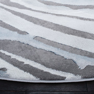 Craft 843 Contemporary Power Loomed 75% Polypropylene, 25% Polyester Rug Blue / Grey