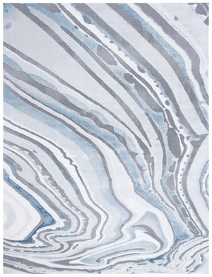 Craft 843 Contemporary Power Loomed 75% Polypropylene, 25% Polyester Rug Blue / Grey