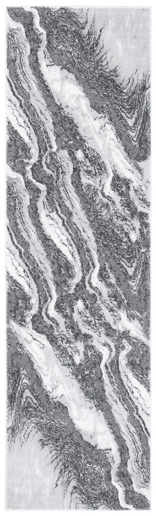 Craft 844 Contemporary Power Loomed 80% Polypropylene, 20% Polyester Rug Light Grey / Grey