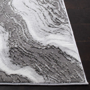 Craft 844 Contemporary Power Loomed 80% Polypropylene, 20% Polyester Rug Light Grey / Grey