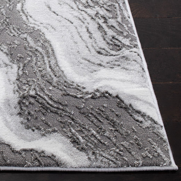 Craft 844 Contemporary Power Loomed 80% Polypropylene, 20% Polyester Rug Light Grey / Grey