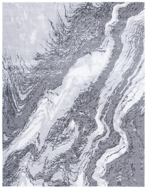 Craft 844 Contemporary Power Loomed 80% Polypropylene, 20% Polyester Rug Light Grey / Grey