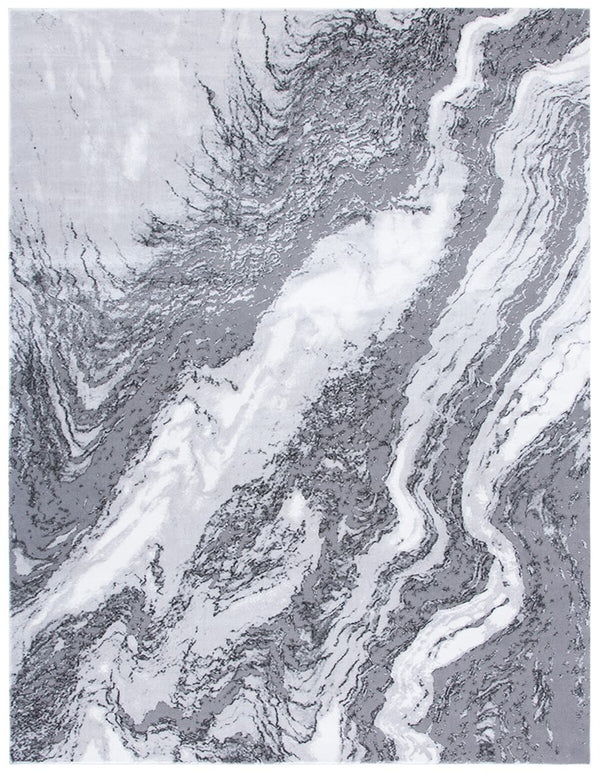 Craft 844 Contemporary Power Loomed 80% Polypropylene, 20% Polyester Rug Light Grey / Grey