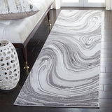 Craft 845 Contemporary Power Loomed 75% Polypropylene, 25% Polyester Rug Light Grey / Grey