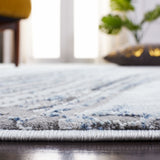 Craft 845 Contemporary Power Loomed 75% Polypropylene, 25% Polyester Rug Blue / Grey