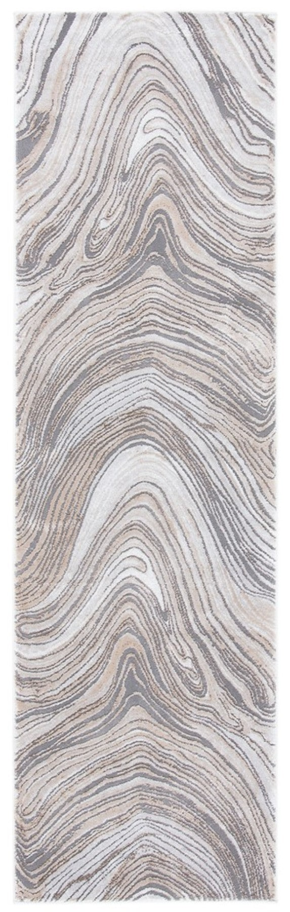 Craft 846 Contemporary Power Loomed 70% Polypropylene, 30% Polyester Rug Gold / Grey