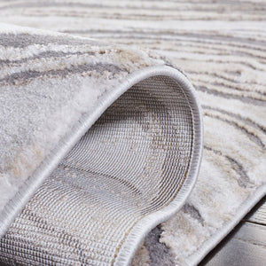 Craft 846 Contemporary Power Loomed 70% Polypropylene, 30% Polyester Rug Gold / Grey