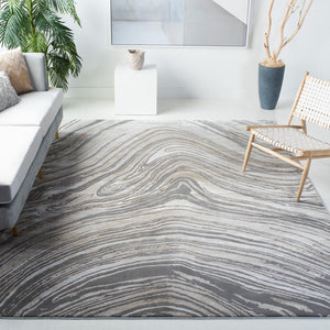 Craft 846 Contemporary Power Loomed 70% Polypropylene, 30% Polyester Rug Gold / Grey