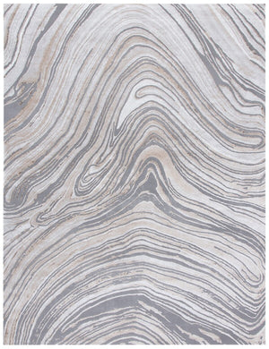 Craft 846 Contemporary Power Loomed 70% Polypropylene, 30% Polyester Rug Gold / Grey