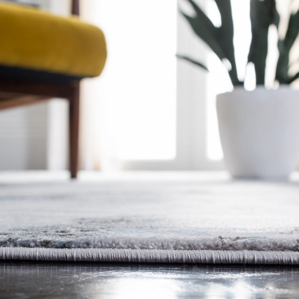 Craft 850 Contemporary Power Loomed 90% Polypropylene, 10% Polyester Rug Blue / Grey