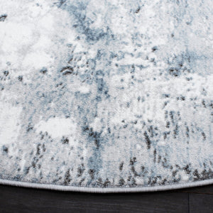 Craft 850 Contemporary Power Loomed 90% Polypropylene, 10% Polyester Rug Blue / Grey